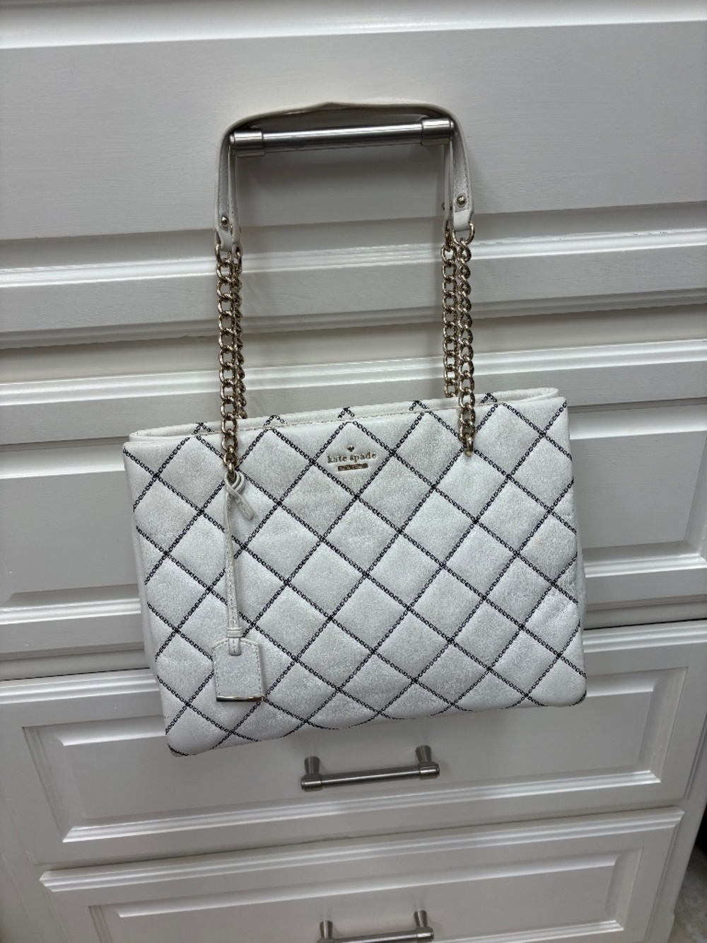 Kate Spade Boutique Quilted Leather Tote Bag and Wallet
